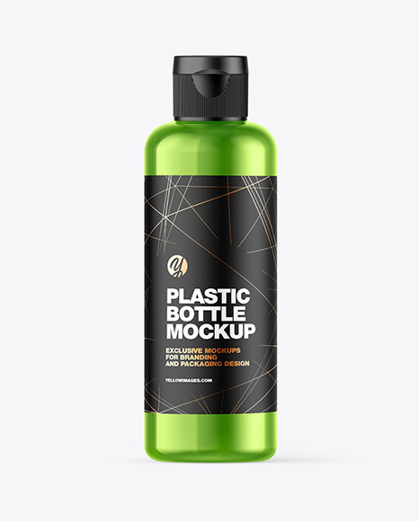 Metallic Bottle Mockup