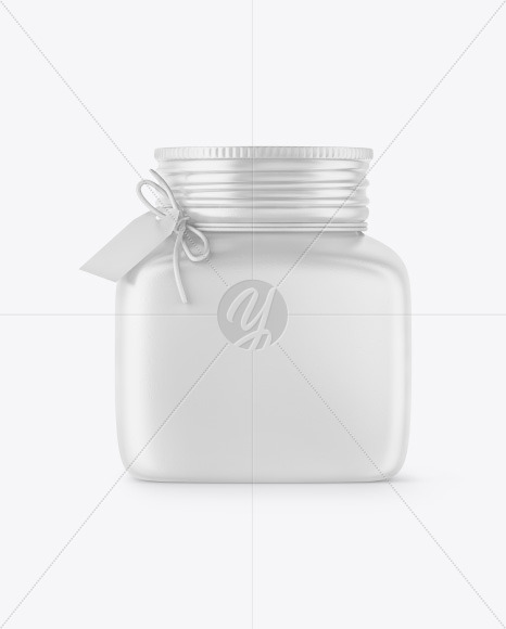 Matte Ceramic Jar Mockup