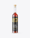 Clear Glass Cognac Bottle Mockup Clear Glass Cognac Bottle Mockup