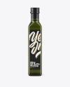 Green Glass Olive Oil Bottle Mockup