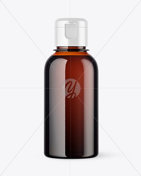 Amber Cosmetic Bottle Mockup Amber Cosmetic Bottle Mockup