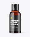 Amber Cosmetic Bottle Mockup Amber Cosmetic Bottle Mockup