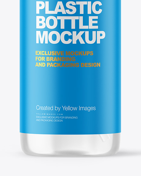 Clear Cosmetic Bottle with Pump Mockup