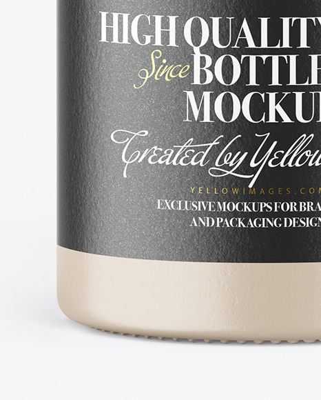 Ceramic Wine Bottle Mockup