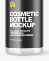 Clear Cosmetic Bottle Mockup