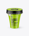 Glossy Yogurt Cup Mockup