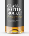 Clear Glass Whiskey Bottle Mockup