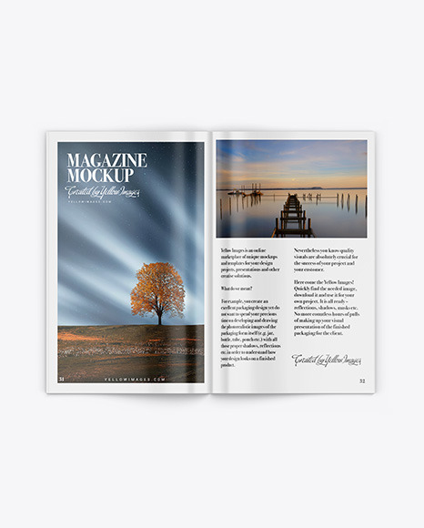 Glossy Magazine Mockup