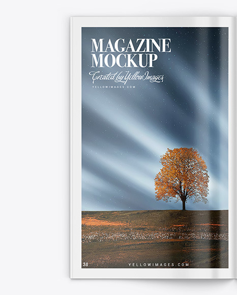 Glossy Magazine Mockup