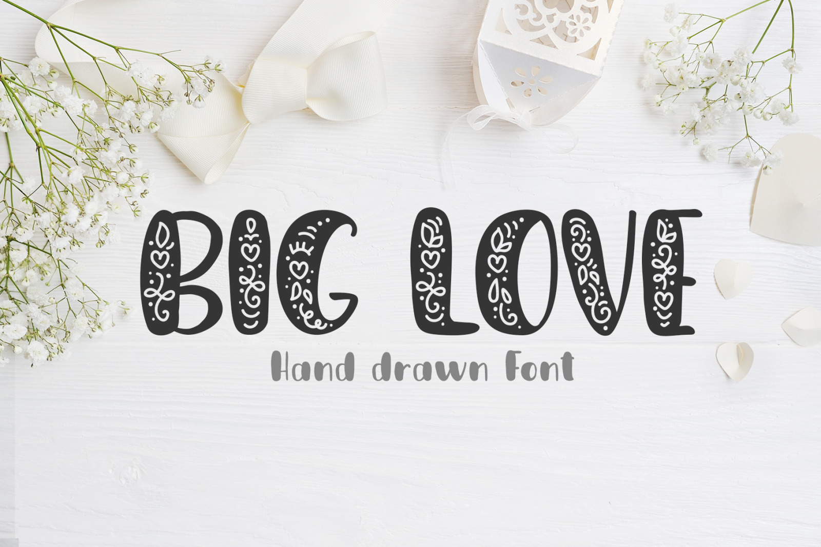 Big Love Hand Drawn Font