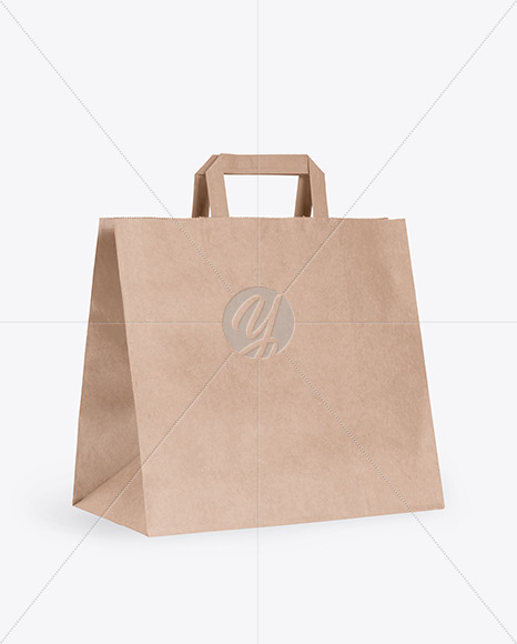 Kraft Paper Shopping Bag Mockup