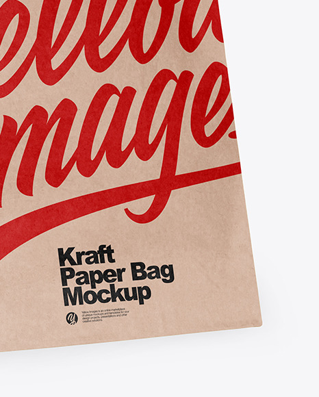 Kraft Paper Shopping Bag Mockup