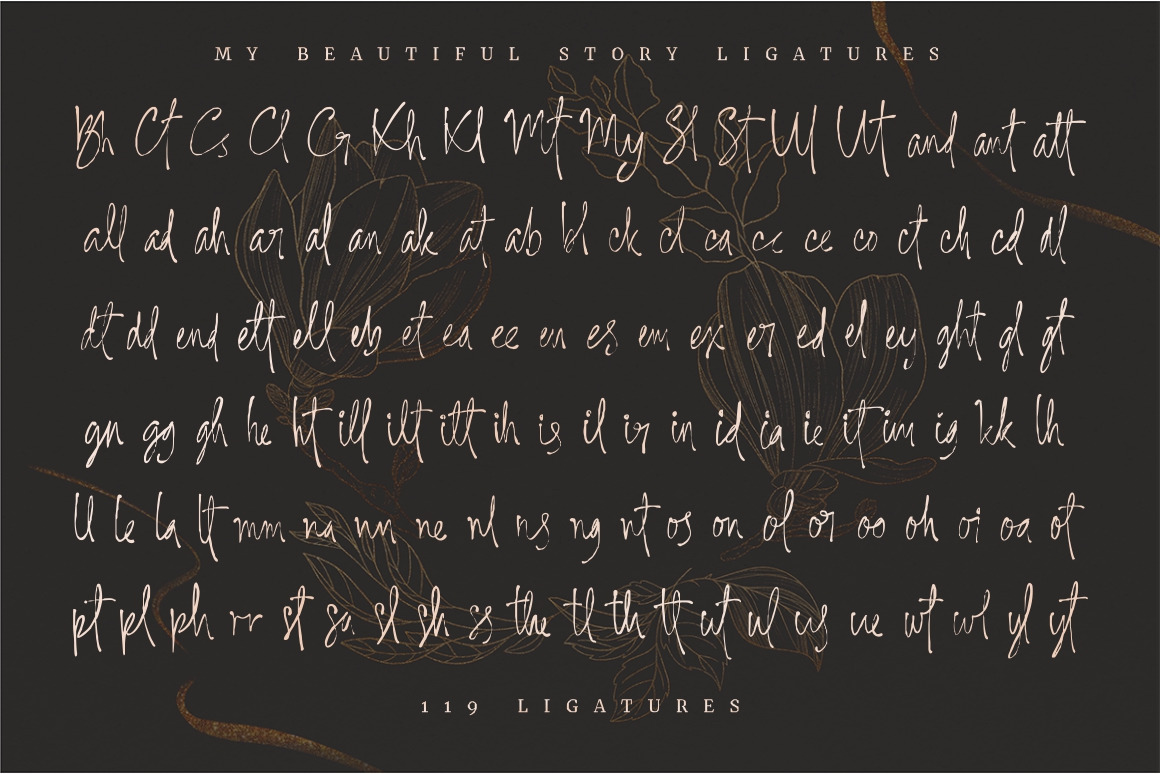 My Beautiful Story - Stylish Font