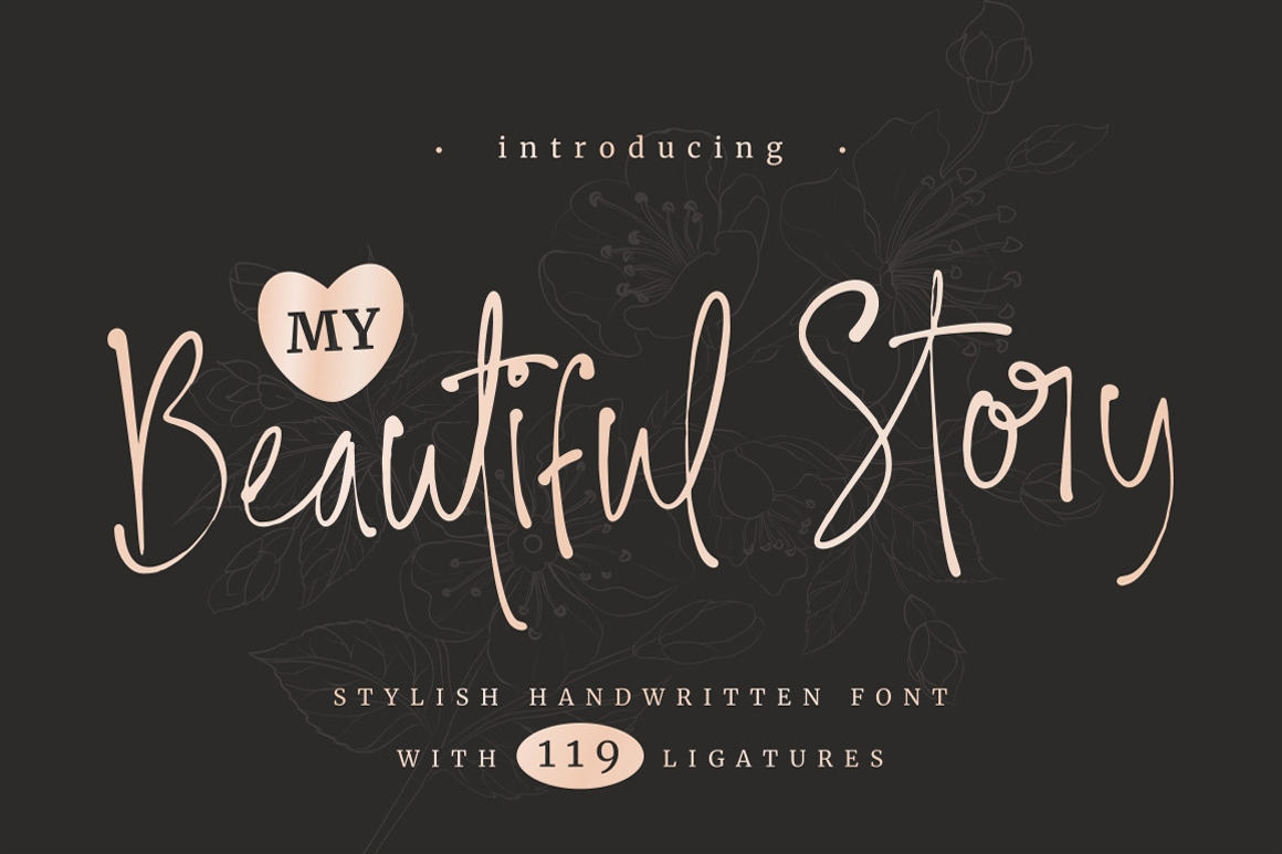 My Beautiful Story - Stylish Font