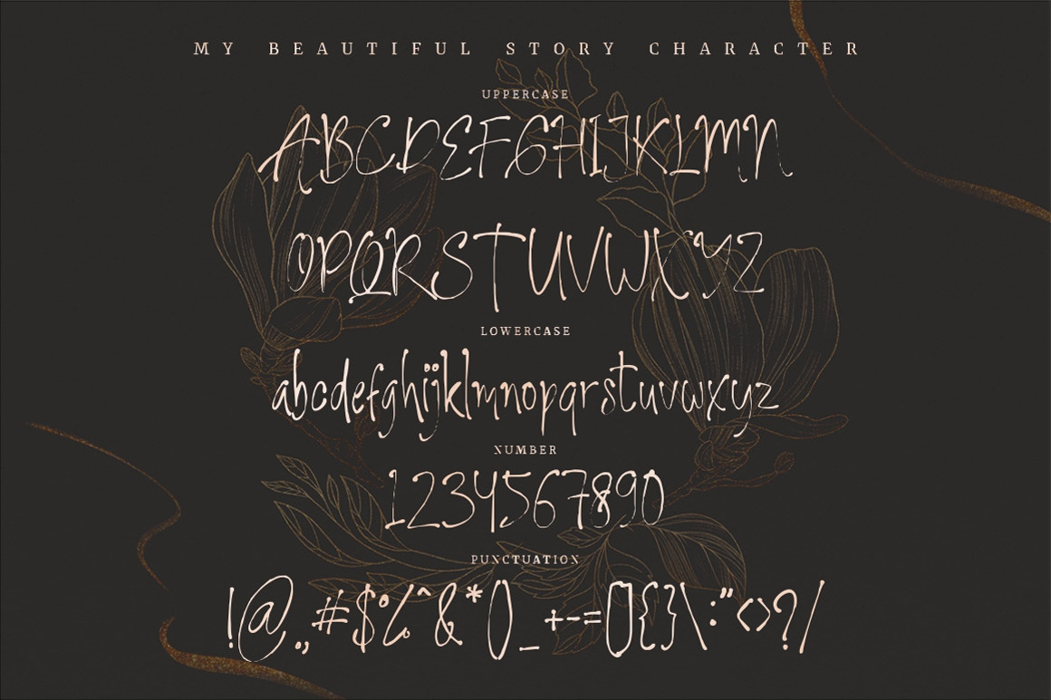 My Beautiful Story - Stylish Font