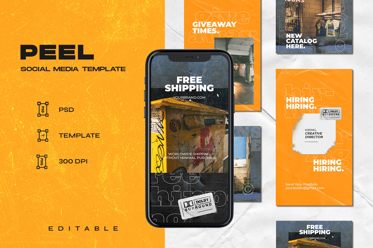 Peel - Instagram Stories & Post Template Peel - Instagram Stories & Post Template
