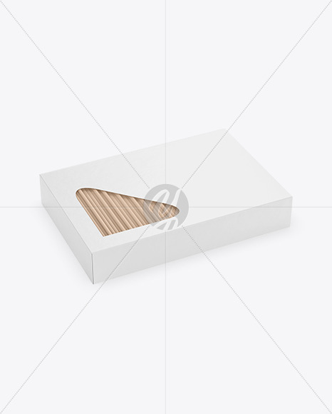 Toothpicks Box Mockup