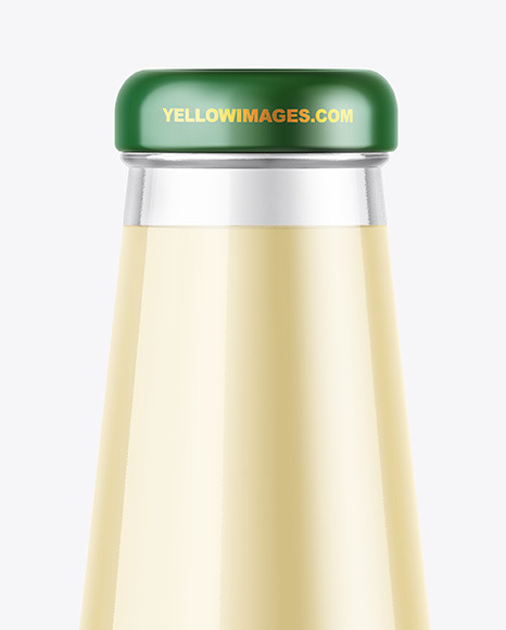 Glass Sauce Bottle Mockup