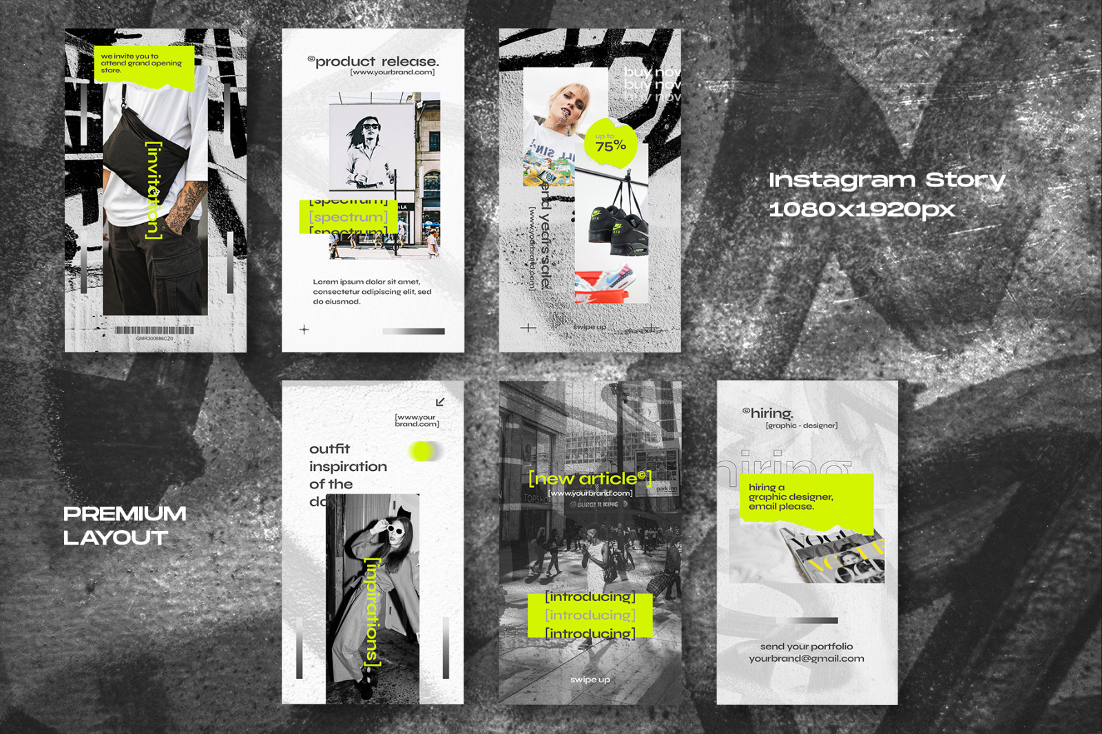 Monoscence - Instagram Stories & Post Template Monoscence - Instagram Stories & Post Template