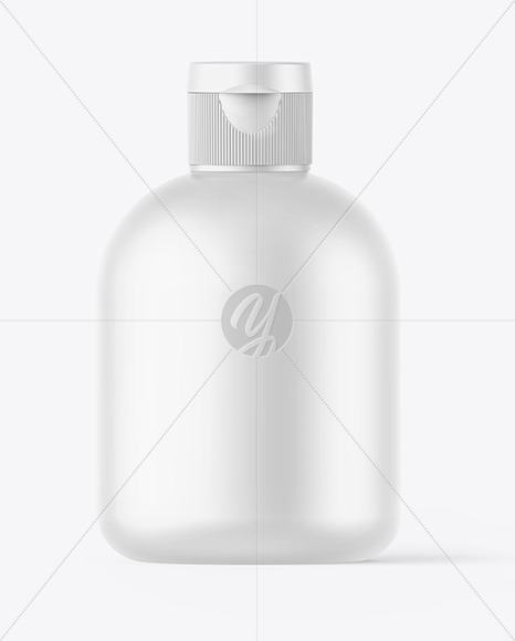 Matte Plastic Bottle Mockup