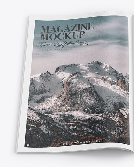 Paper Magazine Mockup