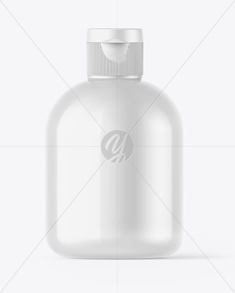 Glossy Plastic Bottle Mockup