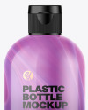 Glossy Plastic Bottle Mockup