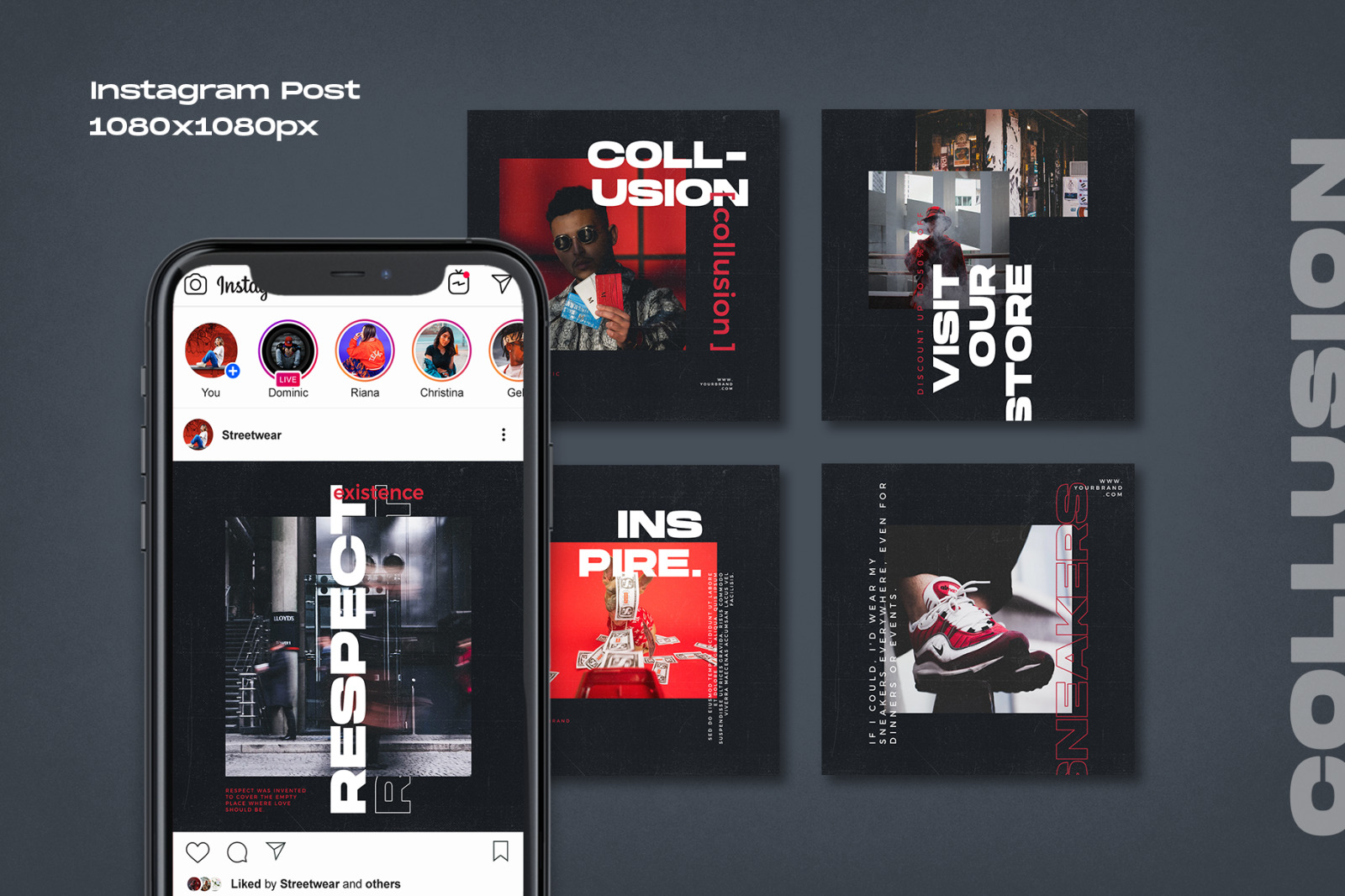 Collusion - Instagram Stories &amp; Post Template