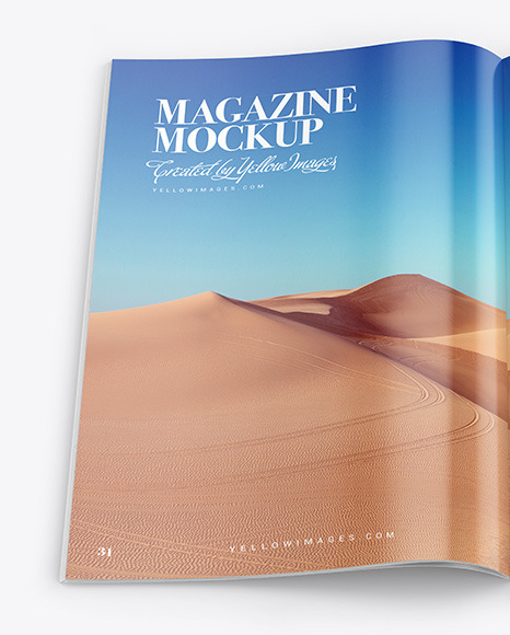 Glossy Magazine Mockup