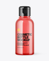 Color Plastic Cosmetic Bottle Mockup Color Plastic Cosmetic Bottle Mockup