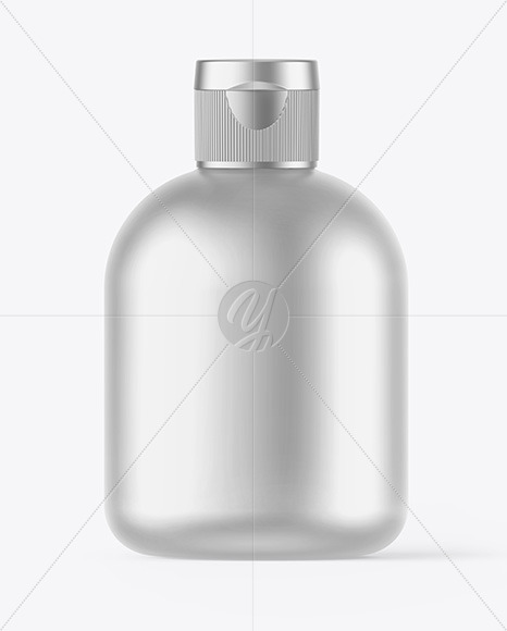 Matte Metallic Bottle Mockup