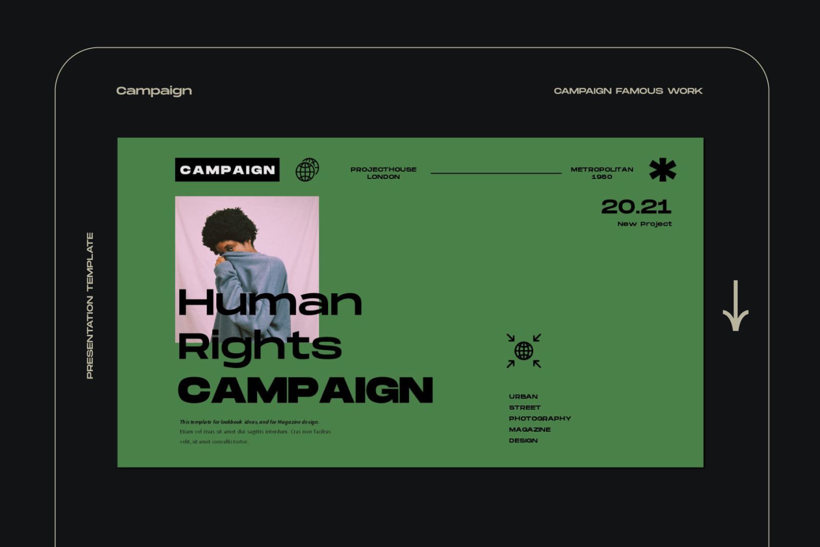 Urban Campaign Powerpoint Template Urban Campaign Powerpoint Template