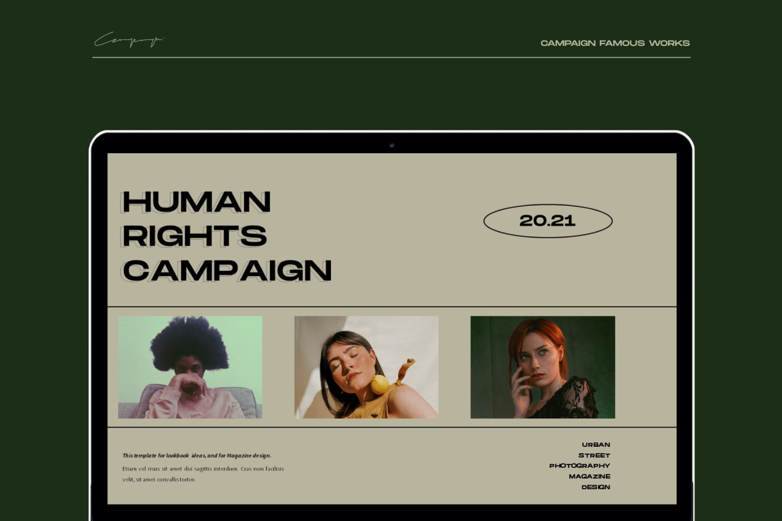 Urban Campaign Powerpoint Template Urban Campaign Powerpoint Template
