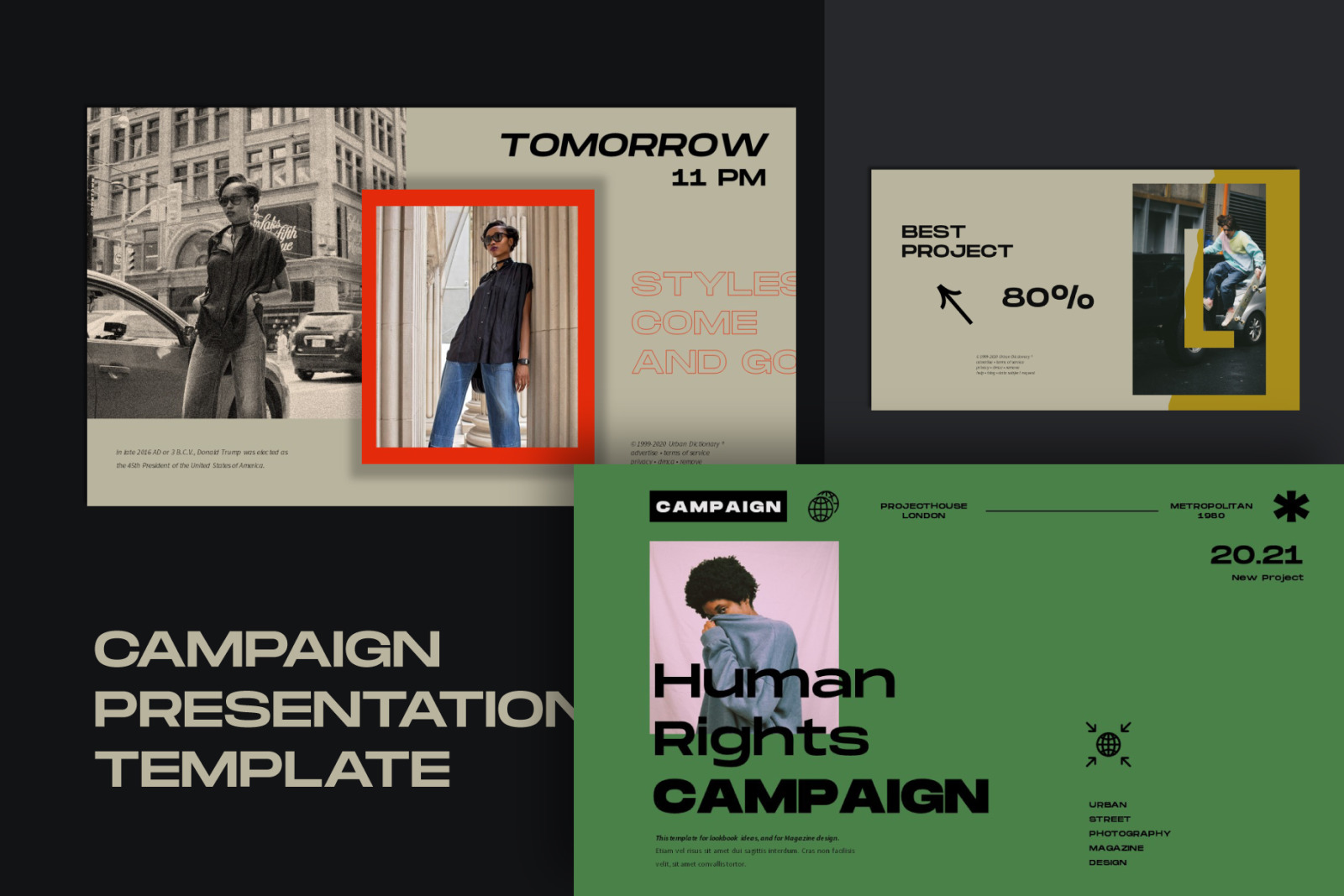 Urban Campaign Powerpoint Template Urban Campaign Powerpoint Template