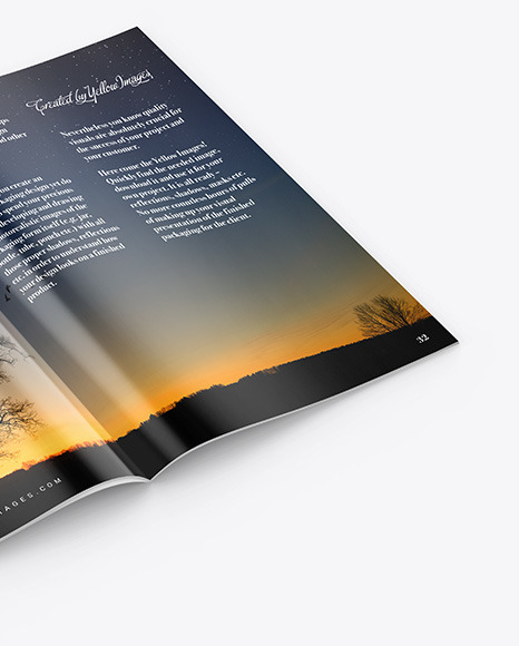 Glossy Magazine Mockup