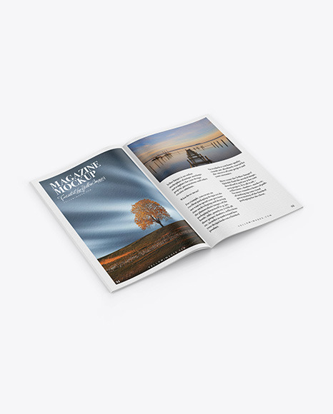 Textured Magazine Mockup