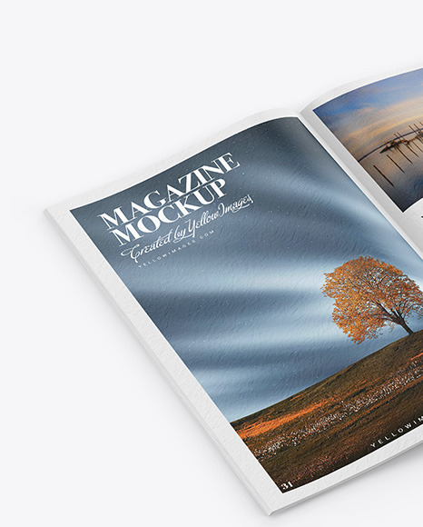 Textured Magazine Mockup