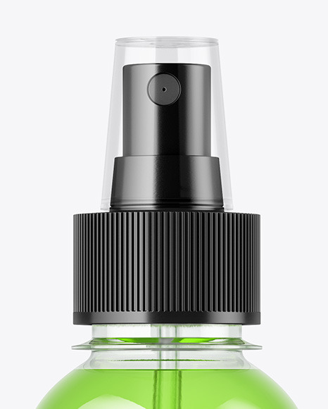 Color Liquid Spray Bottle Mockup