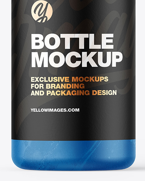 Matte Plastic Bottle Mockup