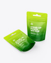 Two Matte Pouches Mockup