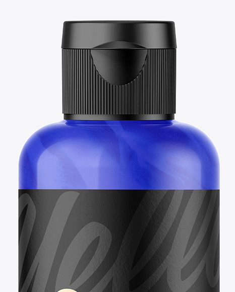 Glossy Plastic Bottle Mockup