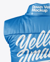 Down Vest Mockup - Back View