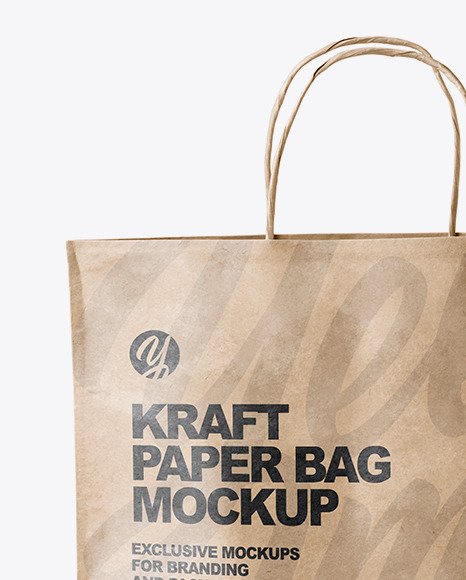 Kraft Paper Bag Mockup