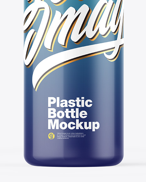 Glossy Bottle w/ Closed Pump Mockup