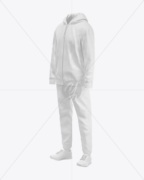 Men’s Sport Suit Mockup – Half Side View