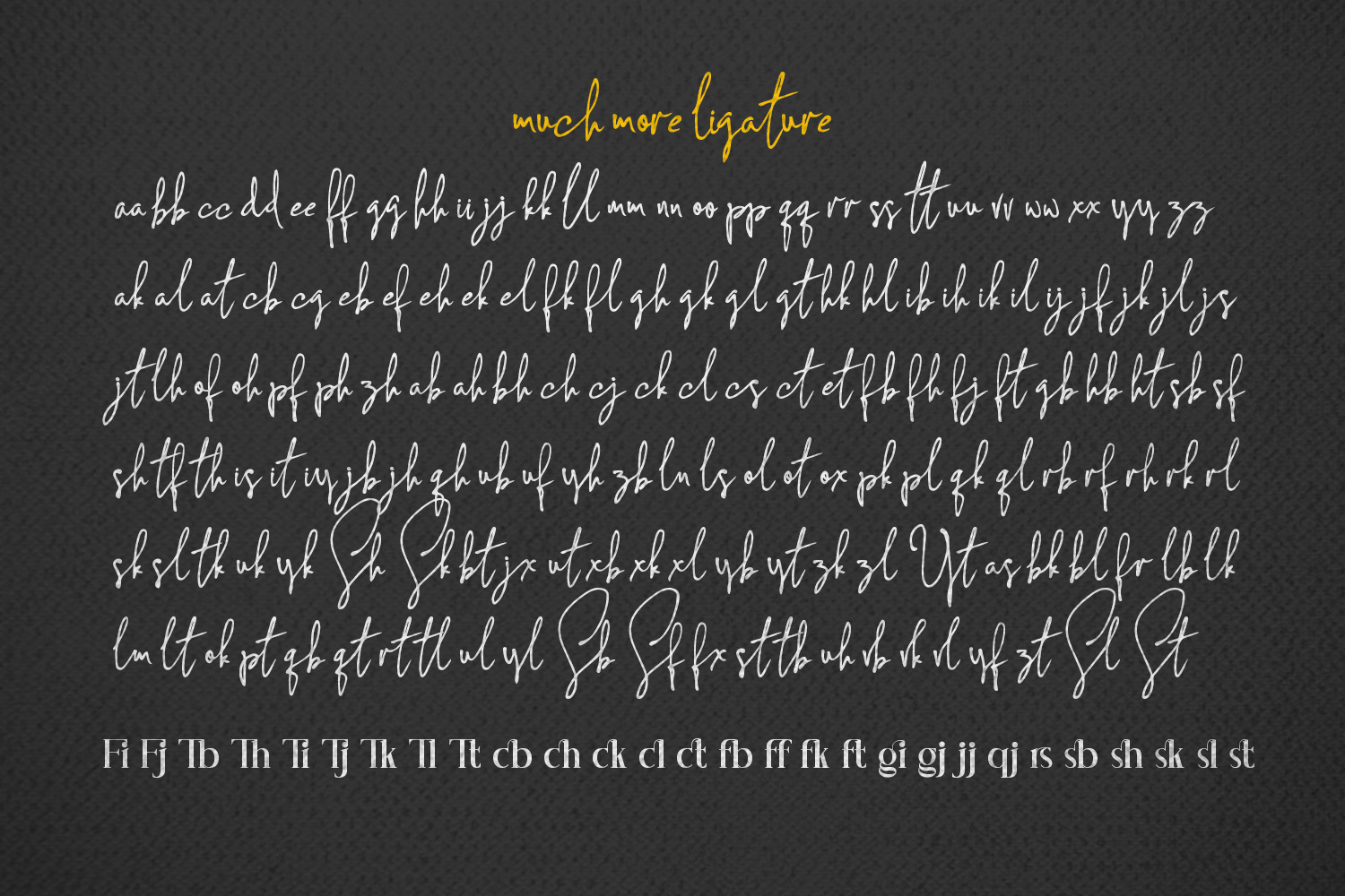 Concetta Kalvani - Signature Font