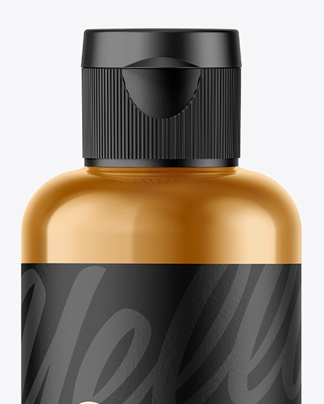 Metallic Bottle Mockup