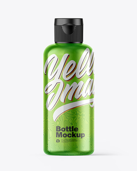 Metallic Bottle Mockup