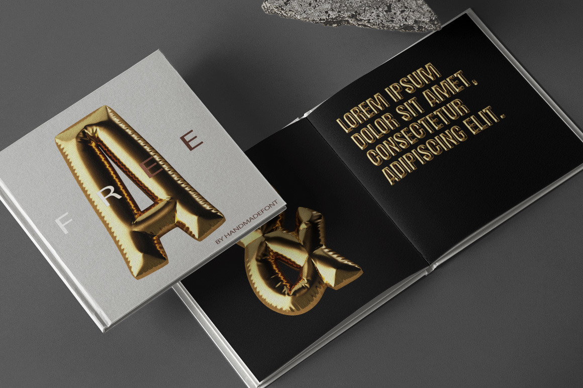 Golden Balloon Font Golden Balloon Font