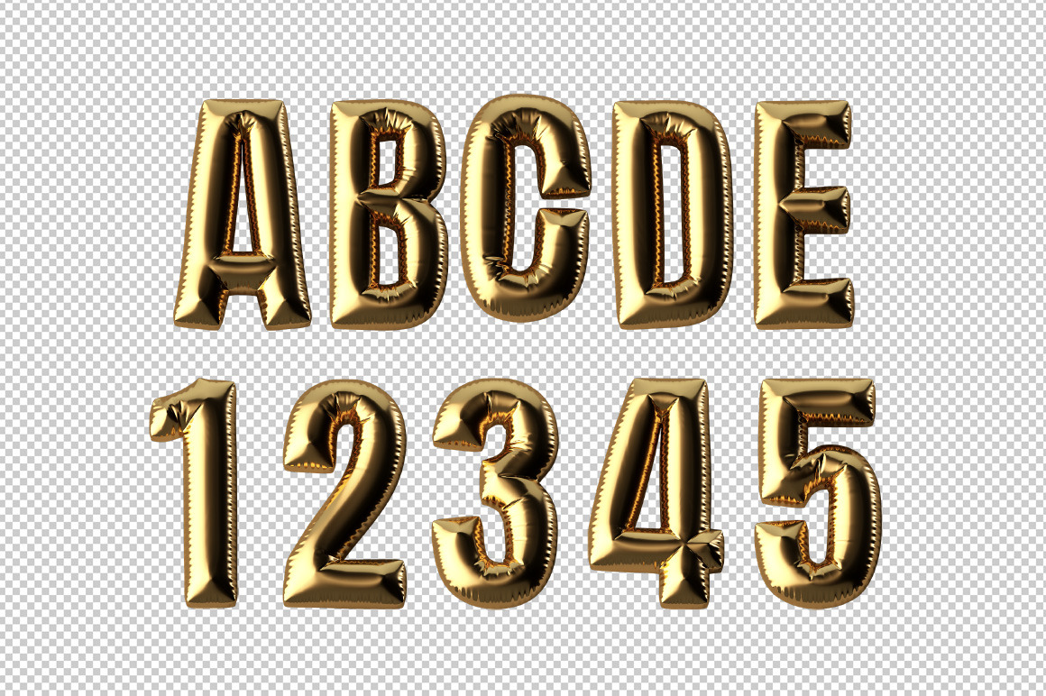 Golden Balloon Font Golden Balloon Font